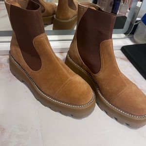 Jimmy Choo Crystal Suede Boots